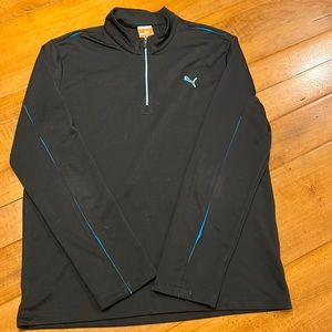 Gently worn men’s Puma lightweight quarter zip size Medium